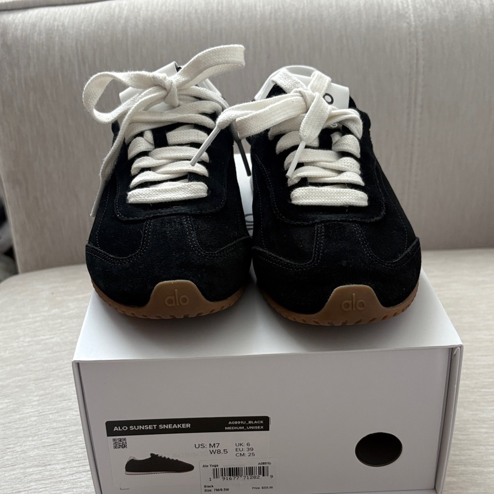 ALO Yoga Black and White Sneakers